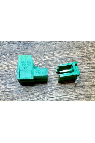 Vıdalı Klemens 90 Derece 2 Pın 5.08mm 5 Adet Set