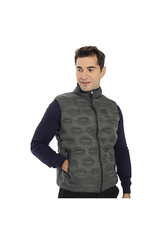 Crozwise Erkek Dolumlu Spor Outdoor Yelek Haki