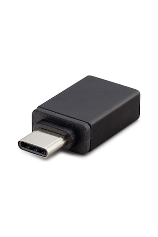 Otg Type-C To Usb Çevirici Otg Type-C To Usb Siyah Metal Kutulu H
