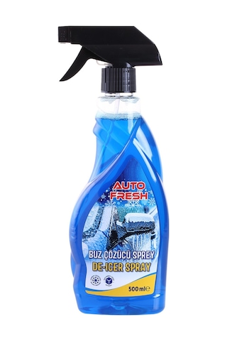 Autofresh Araç Buz Çözücü Sprey Araba Cam Kaporta Buzlanma Önleyici 500 Ml