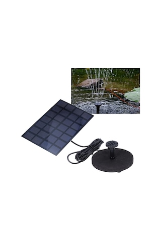 Geeroyoo Güneş Enerjili 2.5w Sularüstü Fonten, Havuz Bahçe Sulama Pompa, 8 Farklı Su Akışı Modu, Tıkanıklık Engelleme Filtre, Abs Malzeme Model:676