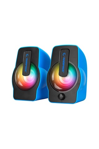 Buradabulabilirsin Usb Rgb Işıklı 1+1 6w Multimedya Hoparlör Seti Bbz