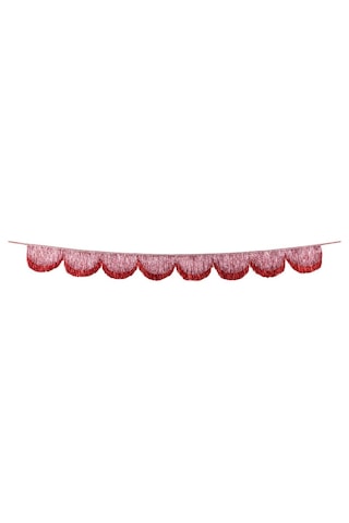 Meri Meri - Pembe Simli Dalgalı Asılan Süs Çok Renkli