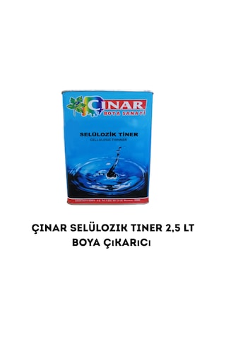 Çınar Selülozik Tiner 2,5 Lt Boya Çıkarıcı Çınar Selülozik Tiner 2,5 Lt Boya Çıkarıcı