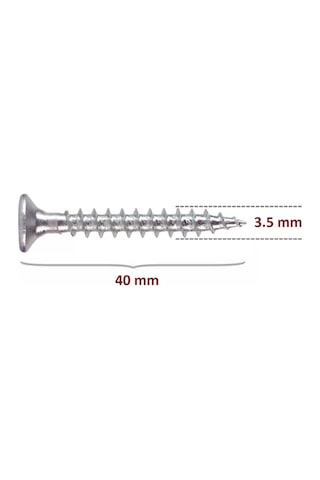Meridyen Sunta Vidası 3.5x40 (500 Adet)