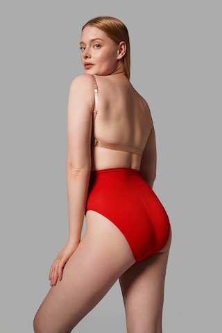 Fit Women Dikişsiz ı Yüksek Bel Külot Korse 1010 Kırmızı