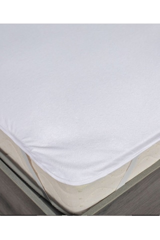 Bebesi Köşe Lastikli Sıvı Geçirmez Micro 100x200 Cm Alez Tek Kişilik Beyaz