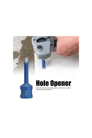 Geeksen M14 İç Vida Elmas Delici, Mermer Granit Taş Malzeme İçin 8mm, Yüksek Verimli Az Direncli Delme Aleti