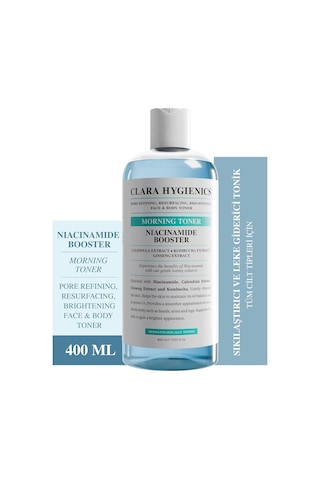 Tr Niacinakarın Bölgesi Booster Firming Face And Body Vegan Morning Toner 400ml Tonik