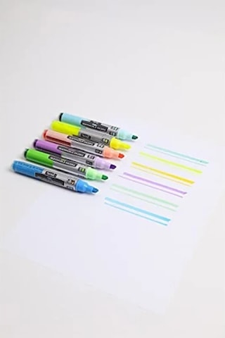 Likit Pastel Kalem Seti - 6 Renkli 124-Pembe