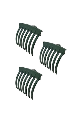 3 Adet Plastik 7 Dişli Bahçe Zeytin Toplama Tırmığı