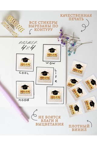 Anikoya 2025 Mezunu Stickerları 32 Adet 373685957