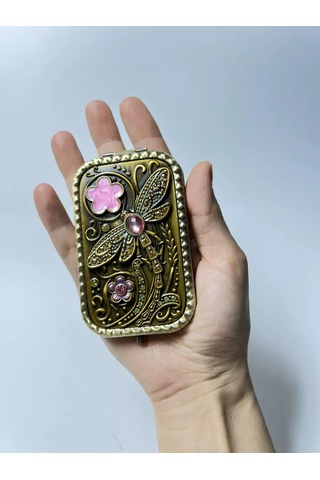 Mama Karma Cep Aynası Katlanabilir Hediye 226721606 Altın Rengi