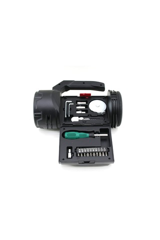Go İthalat 2in1 19pcs Tamir - Hırdavat Seti El Fener - Projektör Led + Cob Usb - Type-c - Pil Şarj