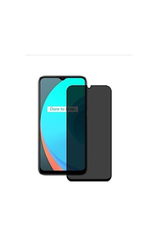 For Oppo Realme C11 Hayalet Gizli Ekranı Tam Kapatan Kırılmaz Cam Görünmez Ekran Koruyucu Hd Kalite 25-clr42986
