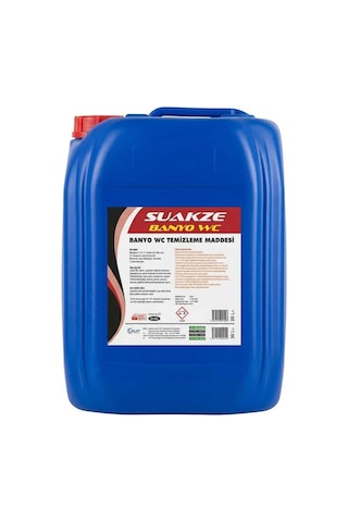 Suakze Banyo Tuvalet Fayans Temizleyici 20 Kg Tekli Suakze Banyo Tuvalet Fayans Temizleyici 20 Kg Tekli