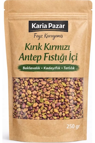 Kırık Kırmızı Antep Fıstığı Tatlılık Serpmelik 250 G 250 G