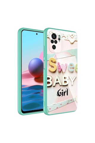 Redmi Note 10s Kılıf Kamera Korumalı Desenli Sert Silikon Tchs Epoksi Kapak - No5 NO5