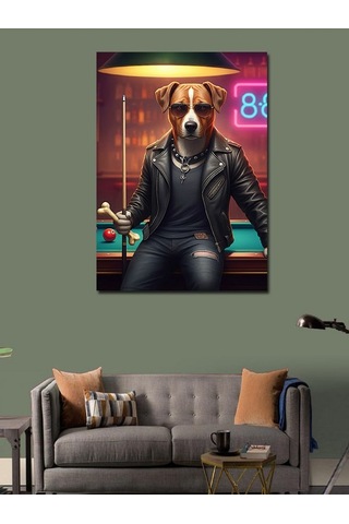 Kanvas Tablo Casus Köpek 50cmx70cm