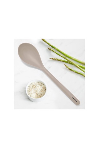 Greenpan Silikon Derin Kaşık Bej Platinum Silicone Bpa İçermez 200 C Isıya Dayanıklı Krem