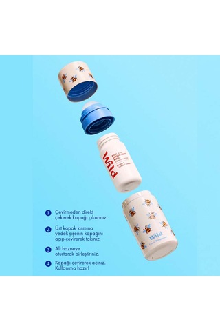 Wild Antiperspirant Emma Bridgewater Bee Roll-on Case + Honey&cactus Refill Ter Önleyici Deodorant 50 Ml