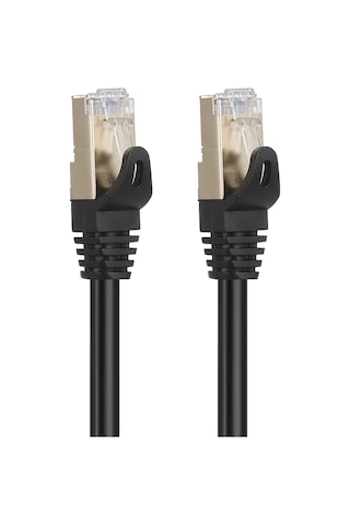 Konesam Cat8 Ağ Kablosu 40gbps Hızlı Veri Transferi 2000mhz Band Genişliği 1.5m Saf Bakır Çekirdek Çok Katlı Koruma Rj45 Bağlantı