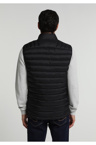 Colin's Colins Slim Fit Dik Yaka Fermuarlı Astarlı Erkek Siyah Yelek Cl1082936 Q1.v1 Blk