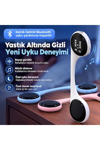 Bluetooth Uyumlu Uyku Yardımcısı Hoparlör Yastık Altı Gizli Ses Deneyimi, Müzik Ve Rahatlatıcı Ses Cihazı