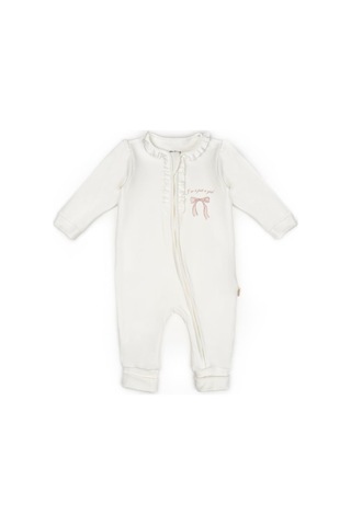 Babycosy Organic Wear Bebek Tulum %100 Organik Pamuk , Bebek - Yenidoğan- Csy8151 Powder