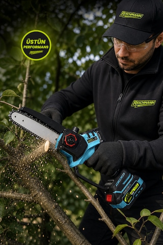 R-9908-9108 2'li Set Şarjlı Testere Ve Budama Makası 21v - 3.0 Ah - Dijital Göstergeli