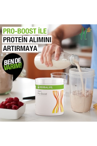 Herbalife Pro Boost Ekstra Protein Desteği İçin Nötr Aromalı Toz Vanilya