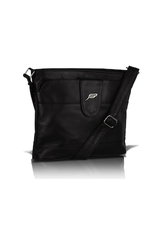 Bavyera Crossbody Hakiki Deri Çapraz Postacı Çanta 29x25 cm