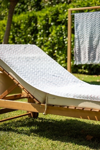 Menderes Home Cotton Collection Bukle Plaj Havlusu Saçaklı Mavi