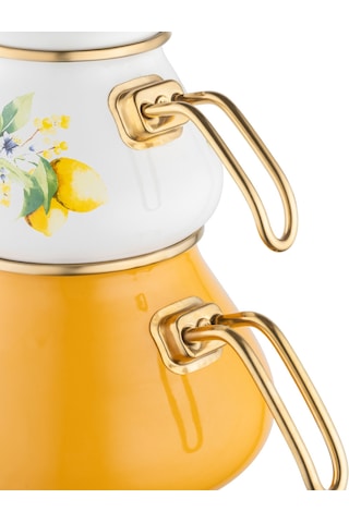 Madame Coco Fourneville Çaydanlık Takımı - 950 Ml - 2220 Ml 8684427222287 Turuncu