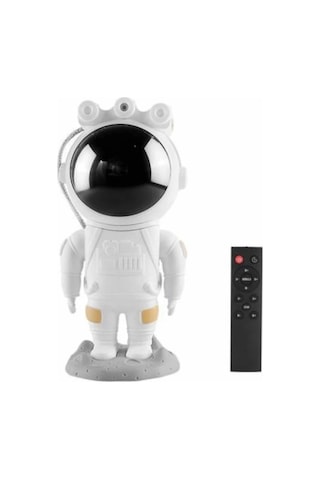 Projeksiyon Astronot Lamba Speaker Sevimli Astronot Bluetooth Hoparlör