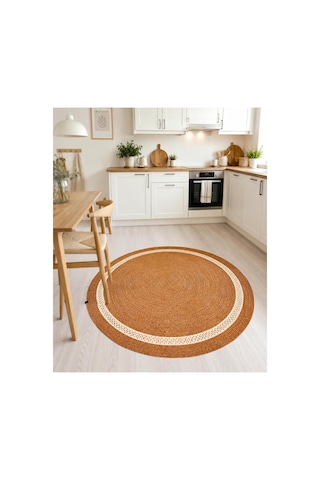 Jüt Kilim, Paspas, Mutfak Halısı, Banyo Paspası, Kilim, Halı, Oturma Odası Halısı, Balkon Paspası 7252bambukrem 7252bambukrem
