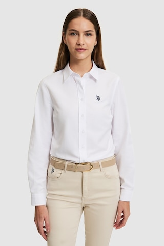 U.s. Polo Assn. Kadın Beyaz Gömlek Basic 50324791-vr013