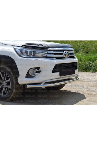 Ekiciler Toyota Uyumlu Hilux 2015 Sonrası Krom Bıyık Ön Koruma