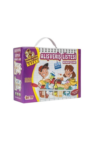 Alışveriş Listesi Hafıza Oyunu 36 Parça Diytoy