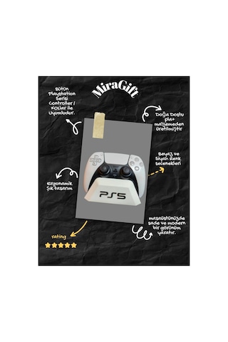 Playstation Uyumlu Ps5 Ps4 Joystick Standı Masaüstü Kol Tutucu