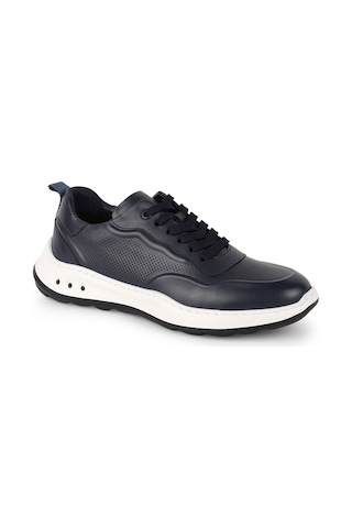 Lbr H1001 Erkek Deri Casual Ayakkabı Lacivert