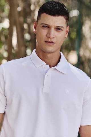 Tommy Life Beyaz Basic Göğüs Logolu Standart Kalıp Triko Polo Yaka Erkek T-shirt - 87768 Beyaz