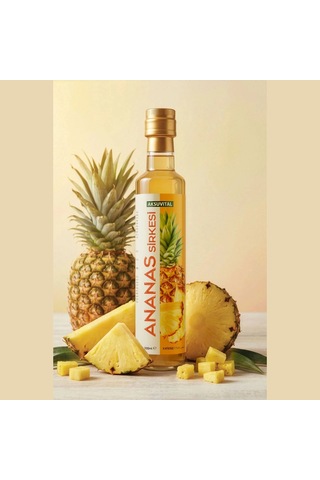 Aksu Vital Ananas Sirkesi Doğal Fermente - Bromelain Etkili 500ml
