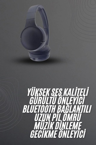 Mey Najmaddin Kablosuz Bluetooth Kulaklık Kulak Üstü Ayarlanabilir Uzun Ömürlü Najmaddin
