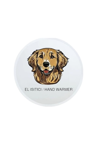 Sıa Kahverengi Köpek Cep Sobası,el Isıtıcı,sıcak Su Torbası Pvc 10x9,5cm Çok Renkli