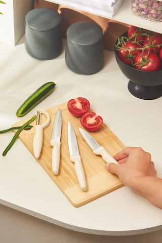 Dr. Inox 4 Parça Bıçak Seti Bej