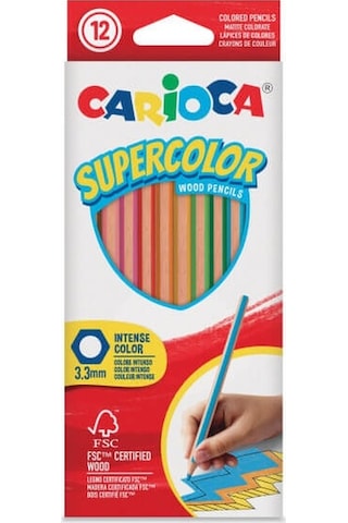 Carioca Supercolor Kuru Boya 12 Renk
