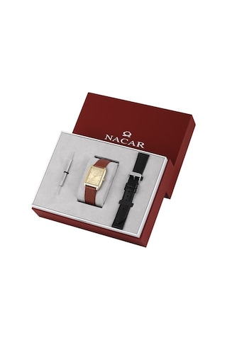 Nacar Nc08-29420738-dcl2 Safir Erkek Kol Saati Altın Nacar Nc08-29420738-dcl2 Safir Erkek Kol Saati Altın