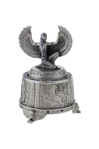 Dolıty Vintage Çinko Alaşım Müzik Mısır Tanrıçası 8,7x8,7x12cm
