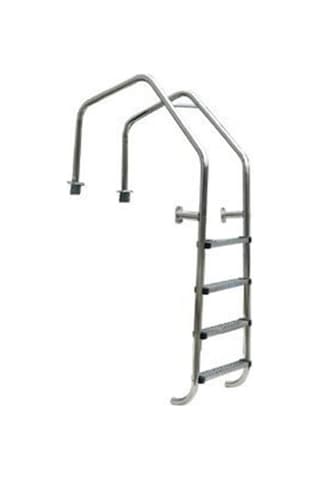Açık Tip Flanş Bağlantılı Paslanmaz Çelik Kaymaz 2 Basamaklı Merdiven Aısı 304
